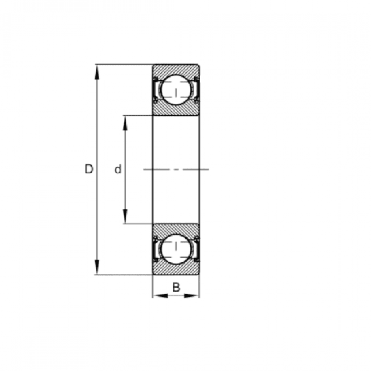 Ložisko RMS 8 ZZ - KBS