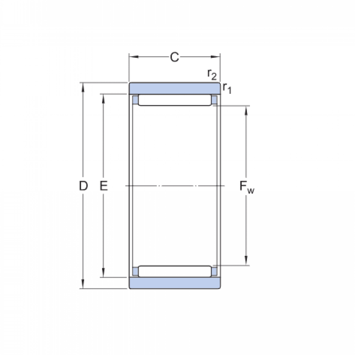 Ložisko RNAO 60x78x40 - INA