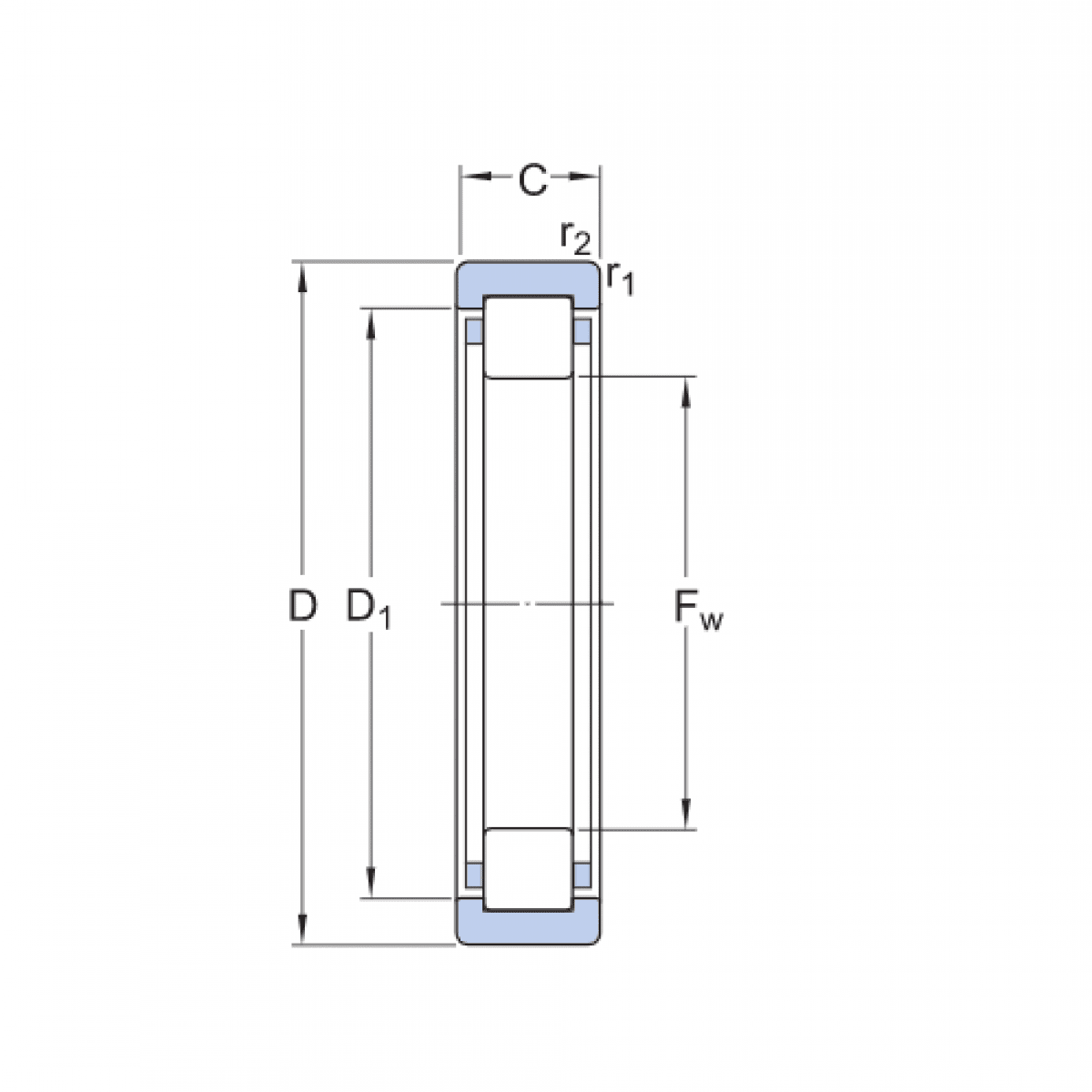Ložisko RNU 216E - NSK