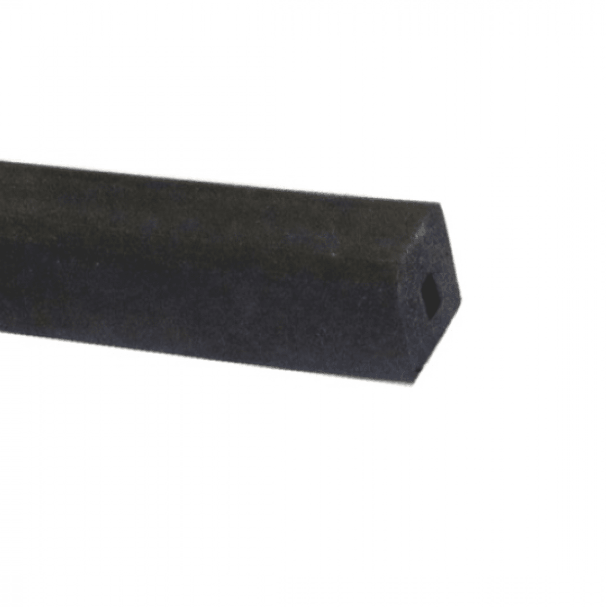 Mikroprofil štvorec s dutinkou 22x22mm, -30°C/+80°C, čierny