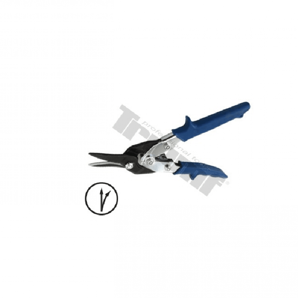 Nožnice na plech ľavé-rovné,zúbkov. čeľusť 212