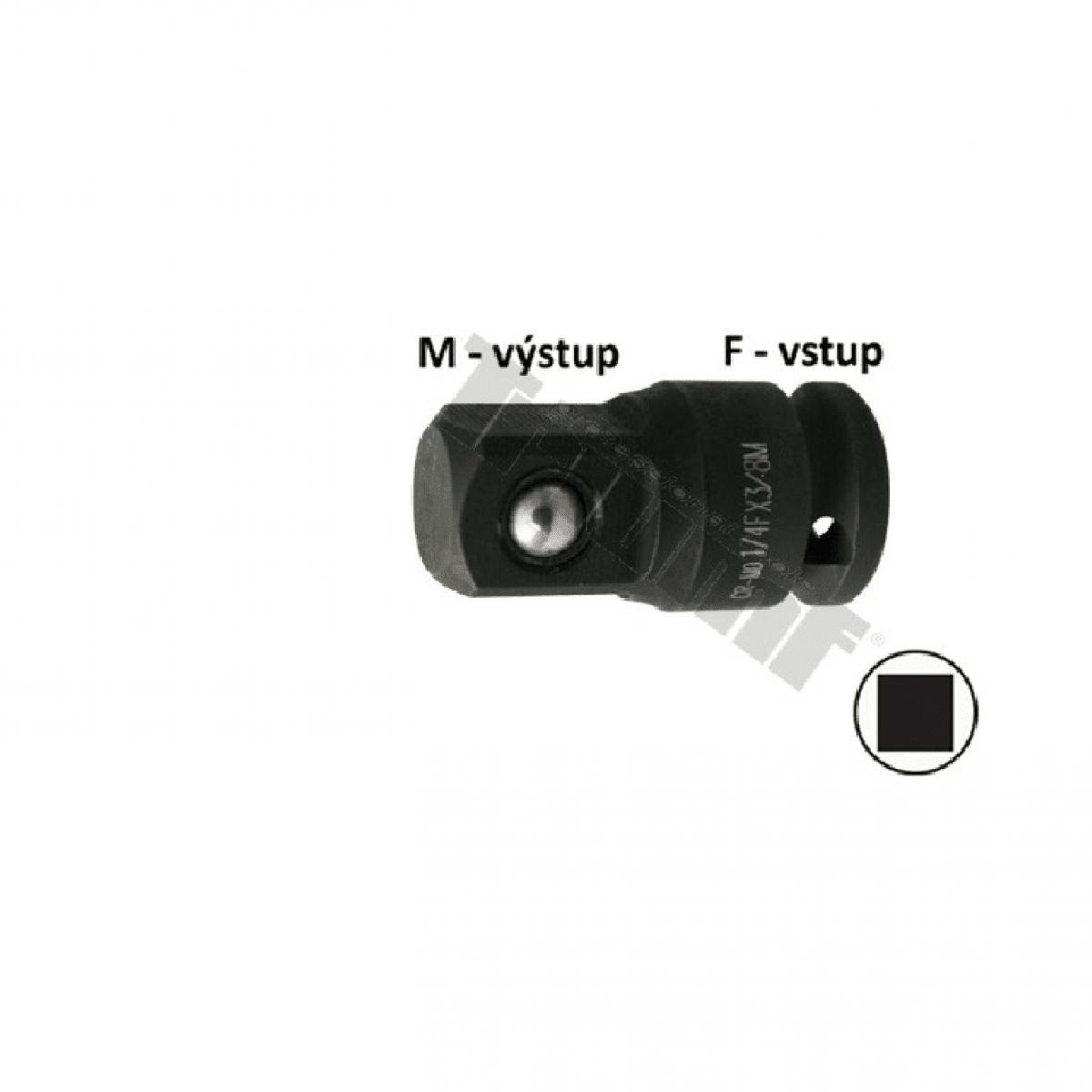 Prevodník 1"-3/4" vnútorný-vonkajší 9593/8020