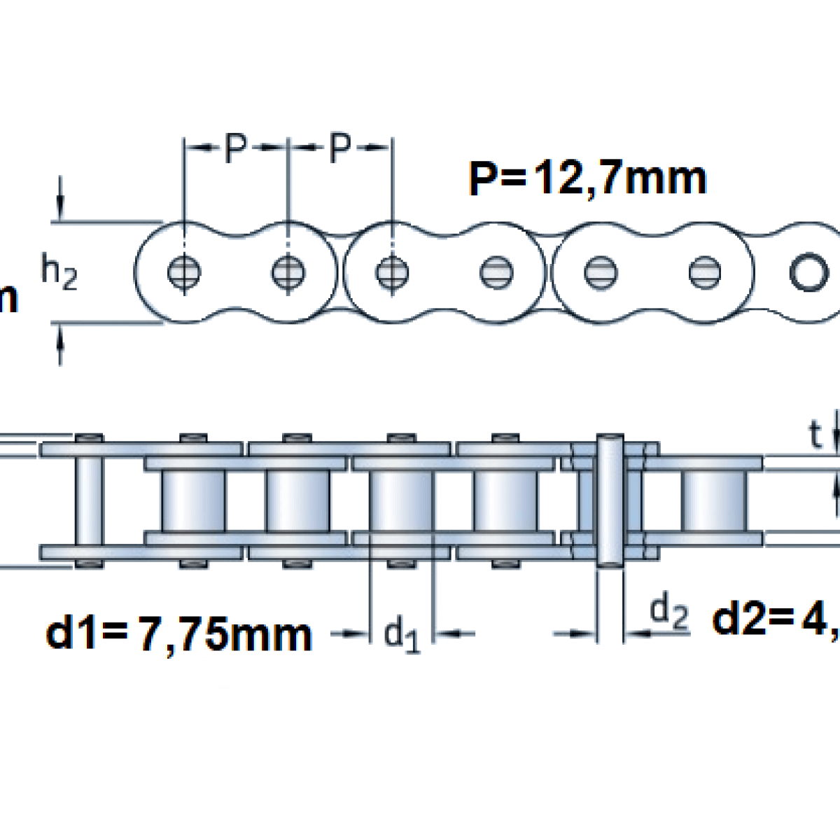 Retaz 084 REXNORD /KE 12084/