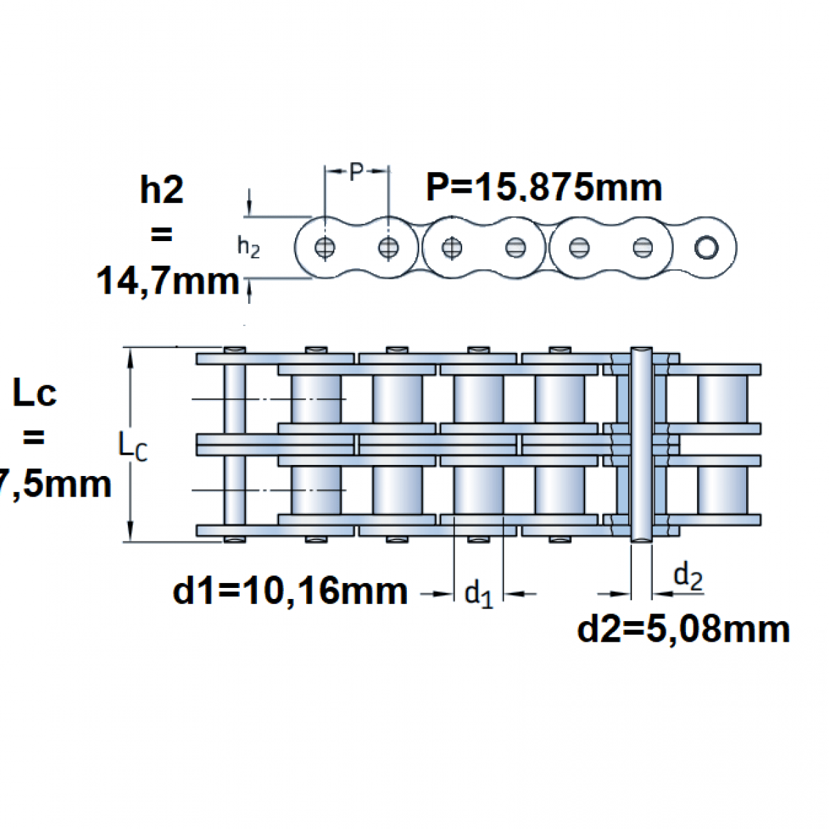 Retaz 10 B2 SS Vision nerez