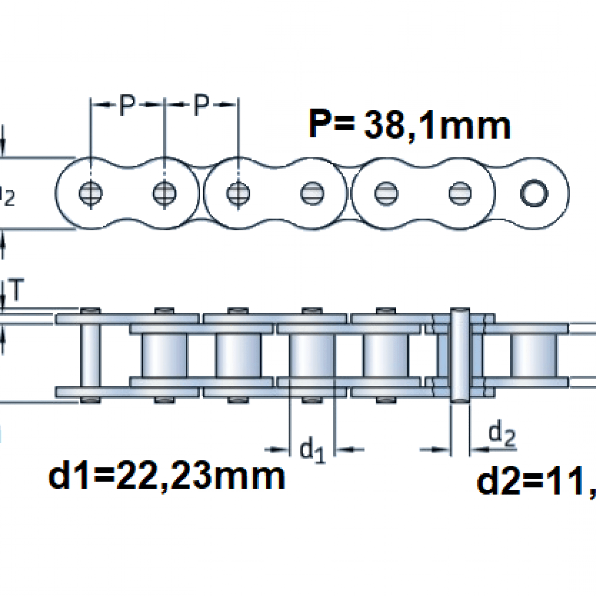 Retaz 24 A1/38,1x25,22/