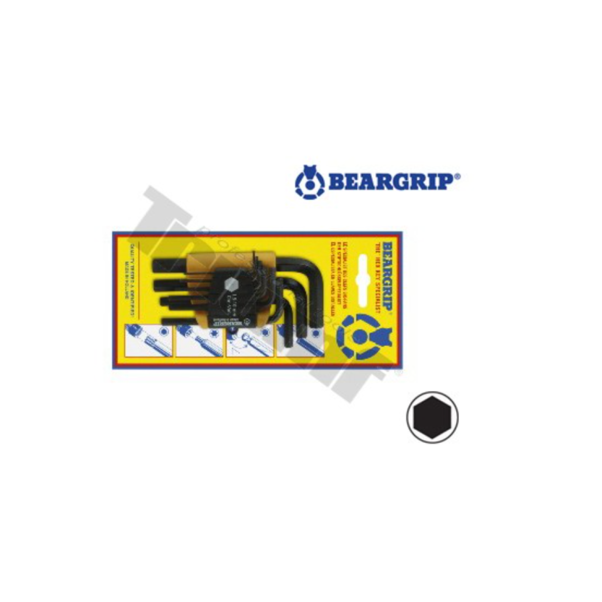 Sada imbus kľúčov "L" (1,5-10mm) 30438