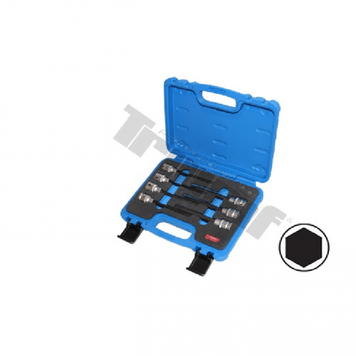 Sada nadstavcov 1/2"imbus 5,6,7,8,10,12,14mmx140mm,7dielna 36702
