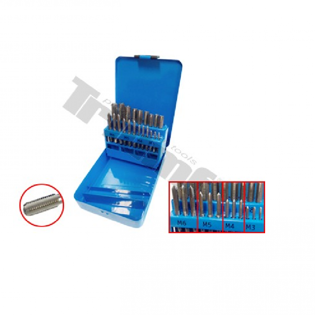Sada závitníkov sadových M3-M12, 21-dielna 1159