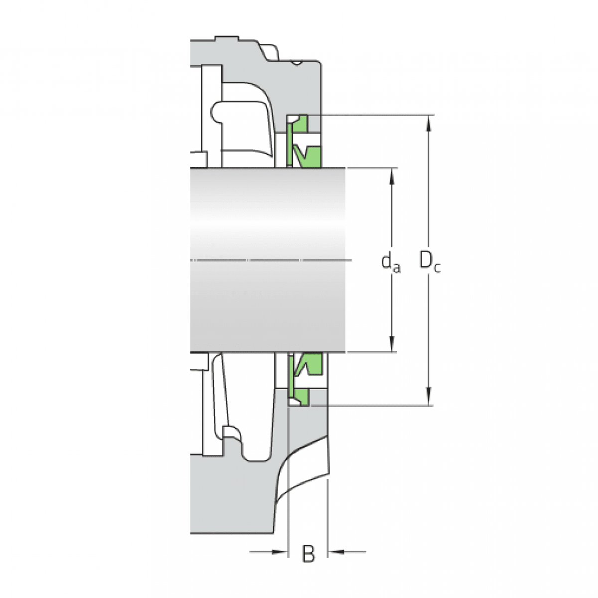 Tesnenie TSN 516 A/ SKF