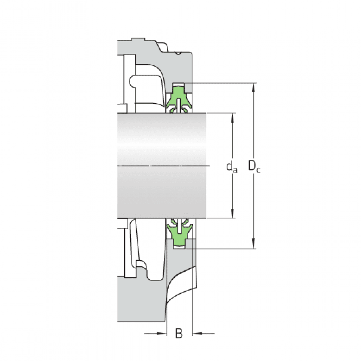 Tesnenie TSN 526 L / SKF