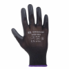 GK/HS297764/63/ Rukavice GNITTER čierne, veľ.9,10