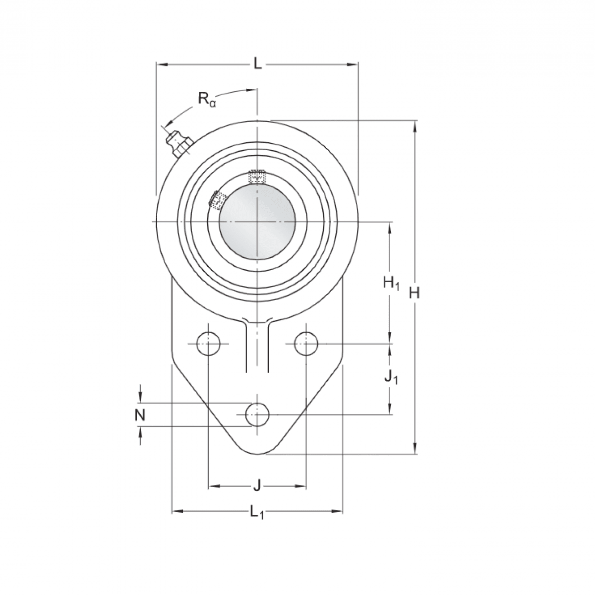 UCFB 205 - SKF  (UCFK=UCFH)