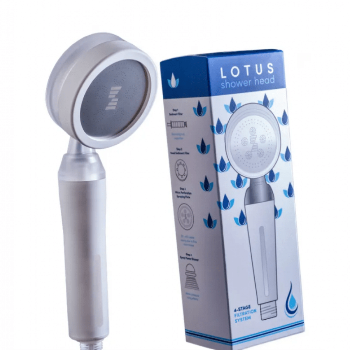 Zepter/Sprchová hlavica LOTUS strieborná WTS-001SL