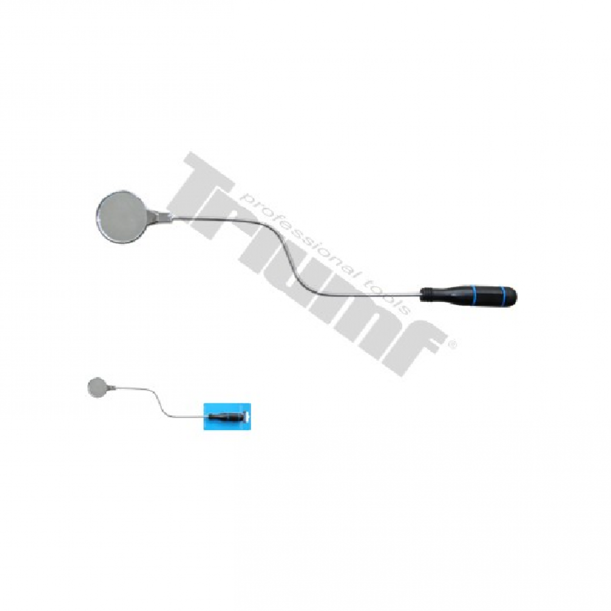 Zrkadlo inšpekčné 55mm, flexib. krk  523